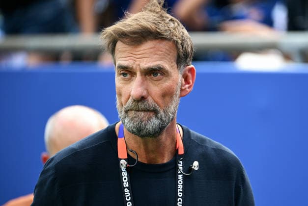 Fussball, Länderspiel, Herren, FIFA World Cup, WM, Weltmeisterschaft, Fussball 2026, Fussball-Weltmeisterschaft, USA, Achtelfinale, Gilette Stadium Boston: Frankreich - Marokko 2:0; Magenta TV Experte Jürgen Klopp. Einzelbild, Portraits, Porträt.
