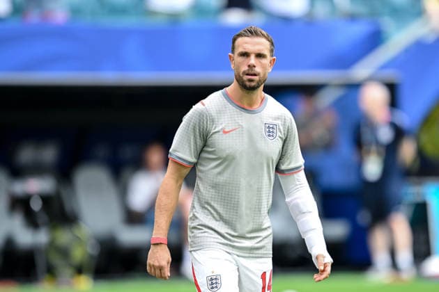 Jordan Henderson (England) Looks on during the FIFA World Cup, WM, Weltmeisterschaft, Fussball 2026 Quarter Final match between Norway and England at Miami Stadium on July 11, 2026 in Miami Gardens, United States. (Photo by Harry Langer DeFodi Images) -