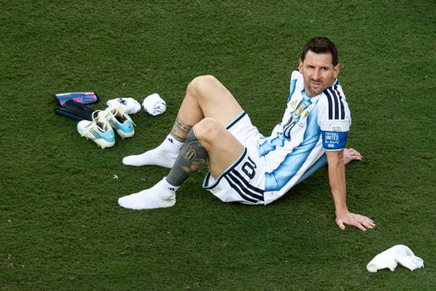 Sport Themen der Woche KW29 Sport Bilder des Tages #2 Fußball, WM 2026, 20260719, Spanien - Argentinien. Im Bild Lionel MESSI (Argentinien, 10). East Rutherford New-York-New-Jersey-Stadion New Jersey Vereinigte Staaten von Amerika Copyright: Passion2Press MarkusxFischerx