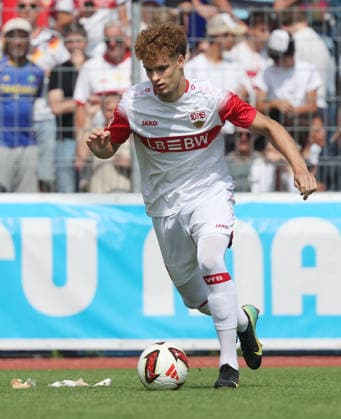 19.07.2026, Deutschland, Balingen, Fußball Bundesliga, Saison 2026 2027, Testspiel, TSG Balingen vs. VfB Stuttgart, Lazar Jovanovic ( VfB )