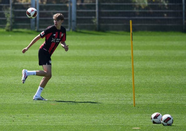 21.07.2026, xophax, Fussball 1.Bundesliga, Bayer 04 Leverkusen . Öffentliches Training . BayArena . Kennet Eichhorn trainiert allein.( Bayer 04 Leverkusen ) Leverkusen
