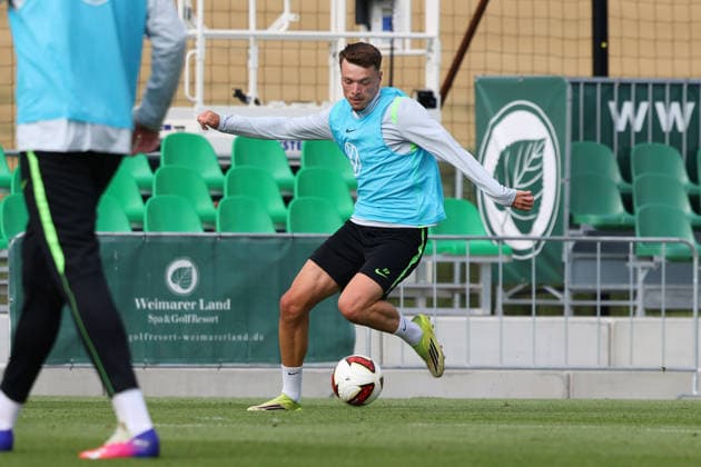 VfL Trainingslager, Weimarer Land Blankenhain, 22.07.2026, Fußball, Herren, Saison 2026 2027, 2. BL, VfL Wolfsburg, Sommer-Trainingslager: Tag 4., Dzenan Pejcinovic (VfL Wolfsburg) Weimarer Land, Thüringen Deutschland