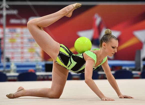 25.07.2026, xhbx, Turnen Rhythmische Sportgymnastik, Deutsche Meisterschaften 2026 v.l. Anastasia Stroh (TV St. Wendel) Ball (DFL DFB REGULATIONS PROHIBIT ANY USE OF PHOTOGRAPHS as IMAGE SEQUENCES and or QUASI-VIDEO) Hannover