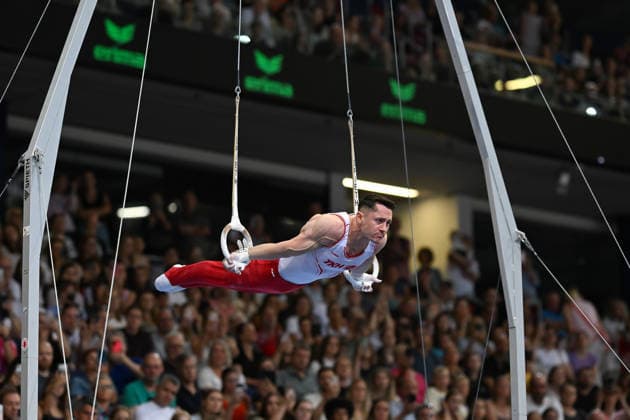 Andreas Toba (Turn-Klubb zu Hannover 1858) DIE FINALS 2026 - Deutsche Meisterschaften Geraeteturnen Geraetefinals Maenner, 25.07.2026 DIE FINALS 2026 - Deutsche Meisterschaften Geraeteturnen Geraetefinals Maenner, 25.07.2026 Hannover Copyright: xEibner-Pressefoto xHoepnerx EP_PHR