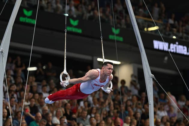 Andreas Toba (Turn-Klubb zu Hannover 1858) DIE FINALS 2026 - Deutsche Meisterschaften Geraeteturnen Geraetefinals Maenner, 25.07.2026 DIE FINALS 2026 - Deutsche Meisterschaften Geraeteturnen Geraetefinals Maenner, 25.07.2026 Hannover Copyright: xEibner-Pressefoto xHoepnerx EP_PHR
