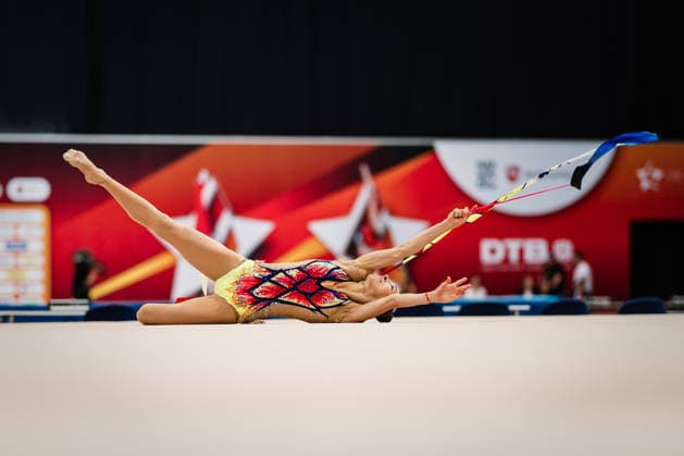 Die Finals 2026 - Rhythmische Sportgymnastik, 26.07.2026 Julia Stavickaja - Bremen 1860 (Band); Die Finals 2026 - Rhythmische Sportgymnastik am 26.07.2026 in der ZAG-Arena, Hannover Copyright: xBEAUTIFULxSPORTS Tonhäuserx