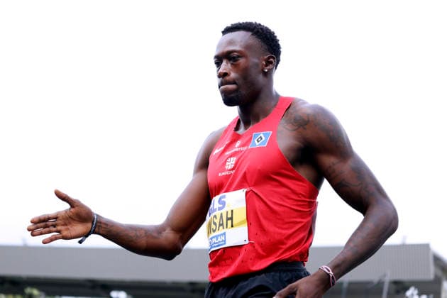 ANSAH Owen 200m der Maenner Deutscher Meister DLV Deutsche LA Meisterschaften 2026 in Bochum - Wattenscheid am 26.07.2026 Copyright: xLacixPerenyix