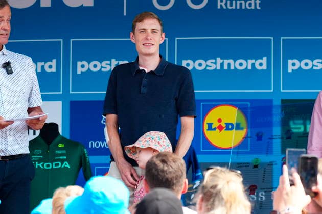 Sport Bilder des Tages PostNord Denmark Tour Jonas Vingegaard in Glyngoere. Stage 2 of the PostNord Denmark Tour is 187.2 kilometers long and runs from Glyngoere to Skive on Thursday, July 30, 2026. (Photo: Henning Bagger Scanpix 2026) , Glyngoere Denmark Copyright: HenningxBaggerx spdk20260730-112457-L