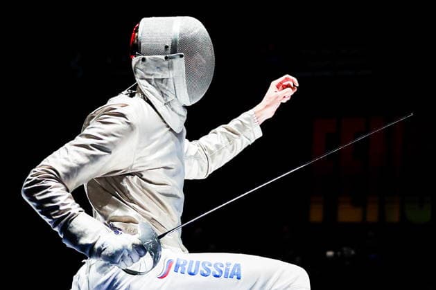 CHINA, HONG KONG - JULY 30, 2026: Athlete Pavel Graudyn represents Russia in a men s team sabre event during the 2026 Kerry Fencing World Championships 2026 Fencing World Championships In Hong Kong  - ZUMAt113 20260730_zaa_t113_118 Copyright: xMikhailxSinitsynx