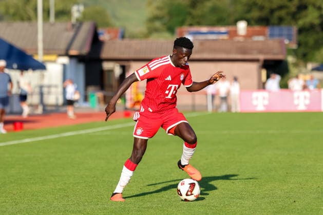 Bara Sapoko Ndiaye (FC Bayern Muenchen, 39), GER, FC Rottach-Egern vs. FC Bayern Muenchen, Fussball, Testspiel, Saison 2026 2027, 30.07.2026, GER, FC Rottach-Egern vs. FC Bayern Muenchen, Fussball, Testspiel, Saison 2026 2027, 30.07.2026 Rottach-Egern Copyright: xEibner-Pressefoto JennixMaulx EP_JML