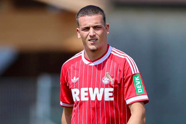 Said El Mala (1. FC Köln) schaut, Friendly match, 1. FC Köln v Hertha BSC Berlin, Koasastadion am 31. July 2026 in St. Johann in Tirol, Österreich. (Foto von Marco Steinbrenner DeFodi Images) Said El Mala (1. FC Köln) looks on, Friendly match, 1. FC Köln v Hertha BSC Berlin, Koasastadion, July 31, 2026 in St. Johann in Tirol, Austria. (Photo by Marco Steinbrenner DeFodi Images) -