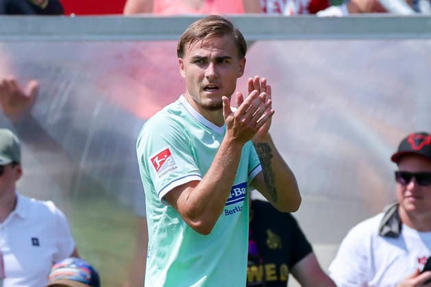 Julian Eitschberger (Hertha BSC Berlin) jubelt, Friendly match, 1. FC Köln v Hertha BSC Berlin, Koasastadion am 31. July 2026 in St. Johann in Tirol, Österreich. (Foto von Marco Steinbrenner DeFodi Images) Julian Eitschberger (Hertha BSC Berlin) cheers, Friendly match, 1. FC Köln v Hertha BSC Berlin, Koasastadion, July 31, 2026 in St. Johann in Tirol, Austria. (Photo by Marco Steinbrenner DeFodi Images) -