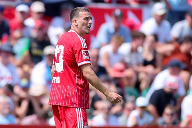 Said El Mala (1. FC Köln) gestikuliert, Friendly match, 1. FC Köln v Hertha BSC Berlin, Koasastadion am 31. July 2026 in St. Johann in Tirol, Österreich. (Foto von Marco Steinbrenner DeFodi Images) Said El Mala (1. FC Köln) gestures, Friendly match, 1. FC Köln v Hertha BSC Berlin, Koasastadion, July 31, 2026 in St. Johann in Tirol, Austria. (Photo by Marco Steinbrenner DeFodi Images) -