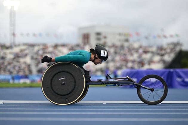COM26 ATHLETICS, Eliza Ault-Connell of Australia competes in the Women s 1500m T54 Final during the Glasgow 2026 Commonwealth Games at Scotstoun Stadium in Glasgow, Scotland, Friday, July 31, 2026. ( NO ARCHIVING, EDITORIAL USE ONLY Glasgow United Kingdom  Copyright: xJOELxCARRETTx 20260731167827091149