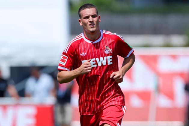 Said El Mala (1. FC Köln) schaut, Friendly match, 1. FC Köln v Hertha BSC Berlin, Koasastadion am 31. July 2026 in St. Johann in Tirol, Österreich. (Foto von Marco Steinbrenner DeFodi Images) Said El Mala (1. FC Köln) looks on, Friendly match, 1. FC Köln v Hertha BSC Berlin, Koasastadion, July 31, 2026 in St. Johann in Tirol, Austria. (Photo by Marco Steinbrenner DeFodi Images) -