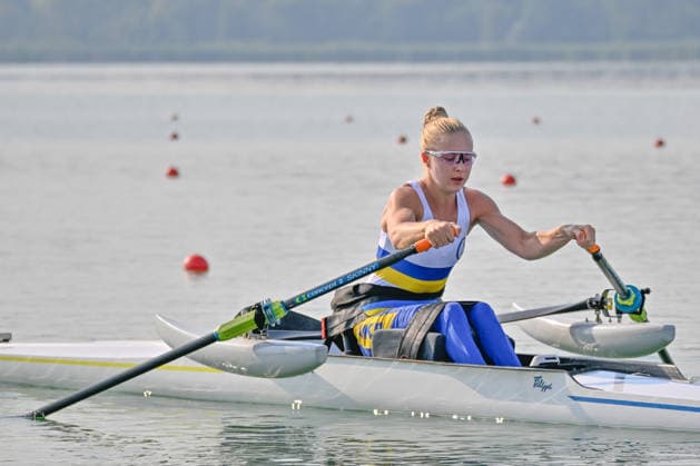 IPA87132475 - Lightweight Women s Double Sculls Preliminary Race: Elena Sali and Melissa Schincariol (ITA) during the 2026 European Rowing Championships, a rowing race in Varese, Italy, on July 31, 2026  Copyright: xDaniloxVigo IPAxSportx xx 87132475