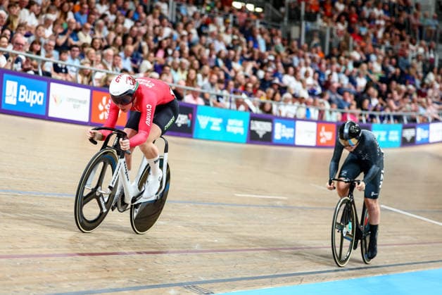 Glasgow 2026 Commonwealth Games Picture by Alex Whitehead SWpix.com - 31 07 2026 - Glasgow 2026 Commonwealth Games - Track cycling, Rad, Radsport, Bahnrad, Bahn and Para Track Cycling - Sir Chris Hoy Velodrome, Glasgow, Scotland - Women s Sprint - 1 8 Finals - Emma Finucane of Wales Glasgow Sir Chris Hoy Velodrome Scotland Copyright: x xSWpix.comx(t axPhotographyxHubxLtd)xAlexxWhitehead SWpix.comx SWP-3030-16398