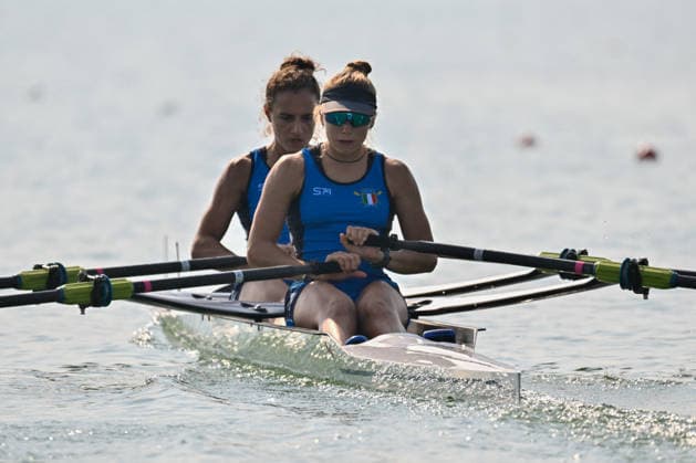 OTHER - Rowing - 2026 European Rowing Championships Photo by IPA ABACAPRESS.COM87132454 - Lightweight Women s Double Sculls Preliminary Race: Elena Sali and Melissa Schincariol (ITA) during the 2026 European Rowing Championships, a rowing race in Varese, Italy, on July 31, 2026 Varese Italy  Copyright: xIPAxSport ABACAx
