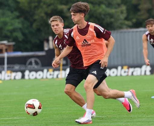 31.07.2026 - Fussball - 2. Fussball - Bundesliga - Saison 2026 2027 - 1. FC Nürnberg Nuernberg FCN ( Club ) - Training - Sportfoto Zink DoGe - xdoxgex - Marc Kornwachs Barjuan (35, 1. FC Nürnberg FCN ) Finn Becker (22, 1. FC Nürnberg FCN )