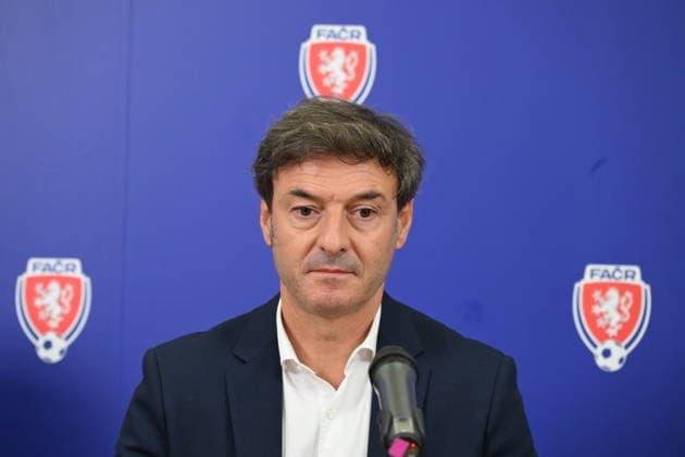 Spanish Santi Denia has become the new coach of the Czech national football team and the first foreign national to take this post as he signed a two-year contract with an option with the Czech Football Association in Prague, Czech Republic, July 31, 2026. (CTKxPhoto KaterinaxSulova) CTKPhotoP2026073104152  CTKPhotoP2026073104152