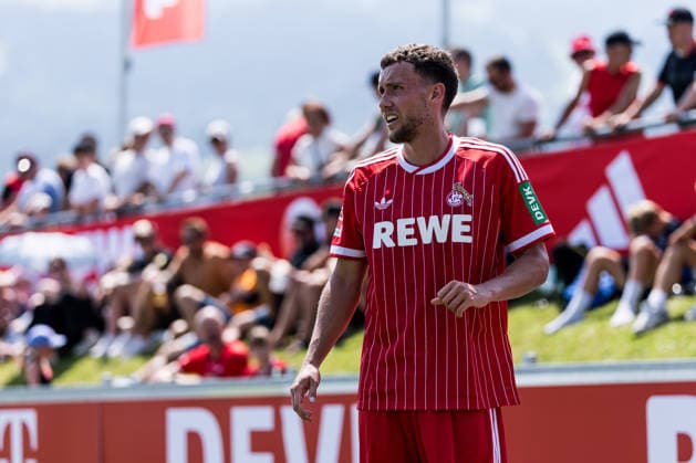 ST. JOHANN IN TIROL, AUSTRIA - JULY 31: Luca Waldschmidt (1. FC Koeln, 7) during a friendly game between 1. FC Koeln vs. Hertha BSC Berlin at trainings camp of 1. FC Koeln in Kitzbuehel of season 2026 27 at Koasastadion on July 31, 2026 in St. Johann in Tirol, Austria. Austria Copyright: xSteffiexWunderlx