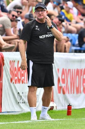 31.07.2026 - Fussball - Saison 2026 2027 - Testspiel Freundschaftsspiel Vorbereitungsspiel - SC Freiburg - SpVgg Greuther Fürth ( Kleeblatt ) - - Sportfoto Zink - xwoxzix - regulations prohibit any use of photographs as image sequences and or quasi-video - only for editorial use - Heiko Vogel ( Trainer SpVgg Greuther Fürth )