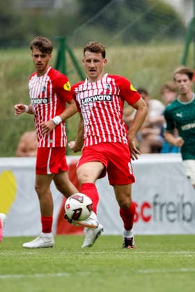 Maximilian Eggestein (SC Freiburg, 08) am Ball , Österreich, Fussball, Testspiel, 2026 2027, vs. , 31.07.2026, Schruns Fussballplatz Österreich Copyright: xGrantxHubbsx