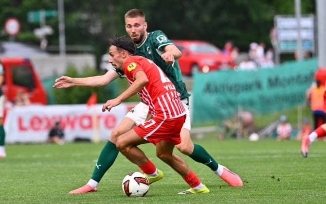 31.07.2026 - Fussball - Saison 2026 2027 - Testspiel Freundschaftsspiel Vorbereitungsspiel - SC Freiburg - SpVgg Greuther Fürth ( Kleeblatt ) - - Sportfoto Zink - xwoxzix - regulations prohibit any use of photographs as image sequences and or quasi-video - only for editorial use - Berkay Yilmaz (27, SC Freiburg ) Doni Edon Arifi (28, SpVgg Greuther Fürth )
