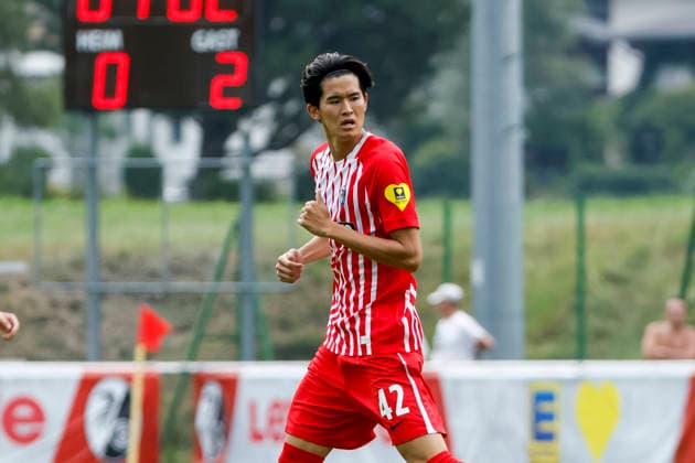 Keisuke Goto (SC Freiburg, 42) , Österreich, Fussball, Testspiel, 2026 2027, vs. , 31.07.2026, Schruns Fussballplatz Österreich Copyright: xGrantxHubbsx