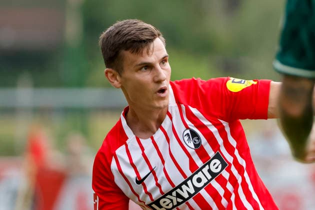 Yannik Engelhardt (SC Freiburg, 16) , Österreich, Fussball, Testspiel, 2026 2027, vs. , 31.07.2026, Schruns Fussballplatz Österreich Copyright: xGrantxHubbsx