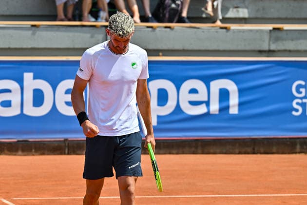Tennis 1. Bundesliga Herren; TC Augsburg Siebentisch - TK GW Mannheim, 31.07.2026 AUGSBURG, GERMANY - 31. JULY: im Bild Jerome KYM vom TC GW Mannheim während dem Match der 1. Bundesliga Herren zwischen dem TC Augsburg und dem TK GW Mannheim am 6. Spieltag Copyright: xBEAUTIFULxSPORTS Goldbergx
