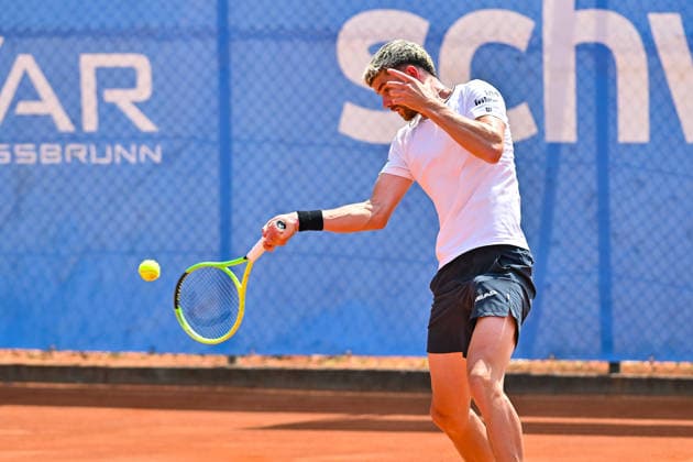 Tennis 1. Bundesliga Herren; TC Augsburg Siebentisch - TK GW Mannheim, 31.07.2026 AUGSBURG, GERMANY - 31. JULY: im Bild Jerome KYM vom TC GW Mannheim während dem Match der 1. Bundesliga Herren zwischen dem TC Augsburg und dem TK GW Mannheim am 6. Spieltag Copyright: xBEAUTIFULxSPORTS Goldbergx