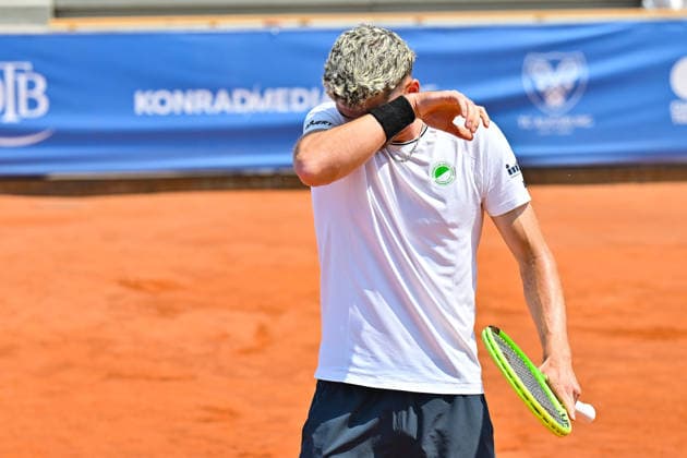Tennis 1. Bundesliga Herren; TC Augsburg Siebentisch - TK GW Mannheim, 31.07.2026 AUGSBURG, GERMANY - 31. JULY: im Bild Jerome KYM vom TC GW Mannheim während dem Match der 1. Bundesliga Herren zwischen dem TC Augsburg und dem TK GW Mannheim am 6. Spieltag Copyright: xBEAUTIFULxSPORTS Goldbergx