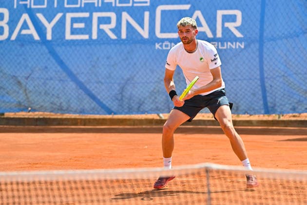 Tennis 1. Bundesliga Herren; TC Augsburg Siebentisch - TK GW Mannheim, 31.07.2026 AUGSBURG, GERMANY - 31. JULY: im Bild Jerome KYM vom TC GW Mannheim während dem Match der 1. Bundesliga Herren zwischen dem TC Augsburg und dem TK GW Mannheim am 6. Spieltag Copyright: xBEAUTIFULxSPORTS Goldbergx