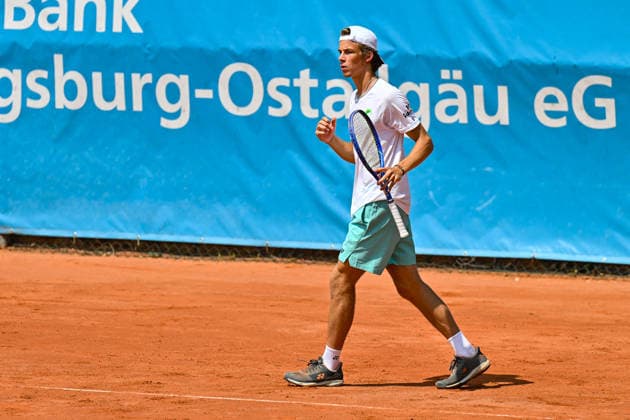 Tennis 1. Bundesliga Herren; TC Augsburg Siebentisch - TK GW Mannheim, 31.07.2026 AUGSBURG, GERMANY - 31. JULY: im Bild Niels McDONALD vom TC GW Mannheim während dem Match der 1. Bundesliga Herren zwischen dem TC Augsburg und dem TK GW Mannheim am 6. Spieltag Copyright: xBEAUTIFULxSPORTS Goldbergx
