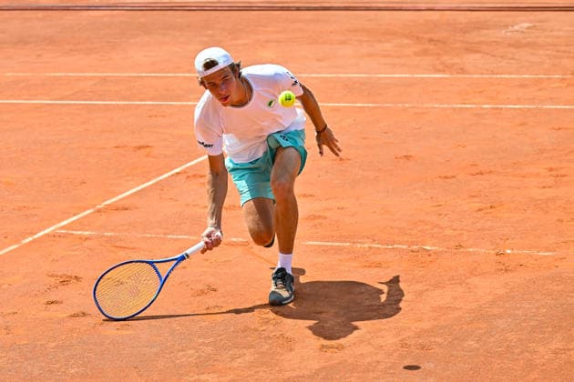 Tennis 1. Bundesliga Herren; TC Augsburg Siebentisch - TK GW Mannheim, 31.07.2026 AUGSBURG, GERMANY - 31. JULY: im Bild Niels McDONALD vom TC GW Mannheim während dem Match der 1. Bundesliga Herren zwischen dem TC Augsburg und dem TK GW Mannheim am 6. Spieltag Copyright: xBEAUTIFULxSPORTS Goldbergx