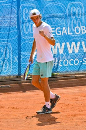 Tennis 1. Bundesliga Herren; TC Augsburg Siebentisch - TK GW Mannheim, 31.07.2026 AUGSBURG, GERMANY - 31. JULY: im Bild Niels McDONALD vom TC GW Mannheim während dem Match der 1. Bundesliga Herren zwischen dem TC Augsburg und dem TK GW Mannheim am 6. Spieltag Copyright: xBEAUTIFULxSPORTS Goldbergx