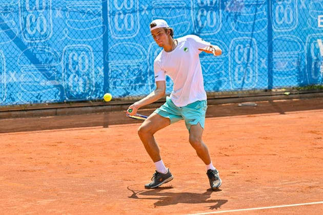 Tennis 1. Bundesliga Herren; TC Augsburg Siebentisch - TK GW Mannheim, 31.07.2026 AUGSBURG, GERMANY - 31. JULY: im Bild Niels McDONALD vom TC GW Mannheim während dem Match der 1. Bundesliga Herren zwischen dem TC Augsburg und dem TK GW Mannheim am 6. Spieltag Copyright: xBEAUTIFULxSPORTS Goldbergx
