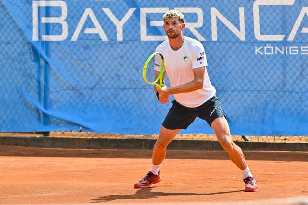 Tennis 1. Bundesliga Herren; TC Augsburg Siebentisch - TK GW Mannheim, 31.07.2026 AUGSBURG, GERMANY - 31. JULY: im Bild Jerome KYM vom TC GW Mannheim während dem Match der 1. Bundesliga Herren zwischen dem TC Augsburg und dem TK GW Mannheim am 6. Spieltag Copyright: xBEAUTIFULxSPORTS Goldbergx