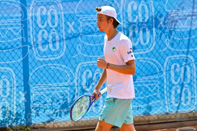 Tennis 1. Bundesliga Herren; TC Augsburg Siebentisch - TK GW Mannheim, 31.07.2026 AUGSBURG, GERMANY - 31. JULY: im Bild Niels McDONALD vom TC GW Mannheim während dem Match der 1. Bundesliga Herren zwischen dem TC Augsburg und dem TK GW Mannheim am 6. Spieltag Copyright: xBEAUTIFULxSPORTS Goldbergx