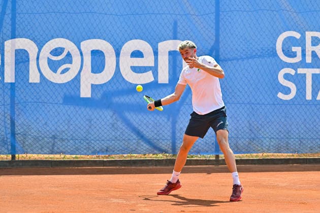 Tennis 1. Bundesliga Herren; TC Augsburg Siebentisch - TK GW Mannheim, 31.07.2026 AUGSBURG, GERMANY - 31. JULY: im Bild Jerome KYM vom TC GW Mannheim während dem Match der 1. Bundesliga Herren zwischen dem TC Augsburg und dem TK GW Mannheim am 6. Spieltag Copyright: xBEAUTIFULxSPORTS Goldbergx