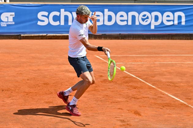 Tennis 1. Bundesliga Herren; TC Augsburg Siebentisch - TK GW Mannheim, 31.07.2026 AUGSBURG, GERMANY - 31. JULY: im Bild Jerome KYM vom TC GW Mannheim während dem Match der 1. Bundesliga Herren zwischen dem TC Augsburg und dem TK GW Mannheim am 6. Spieltag Copyright: xBEAUTIFULxSPORTS Goldbergx