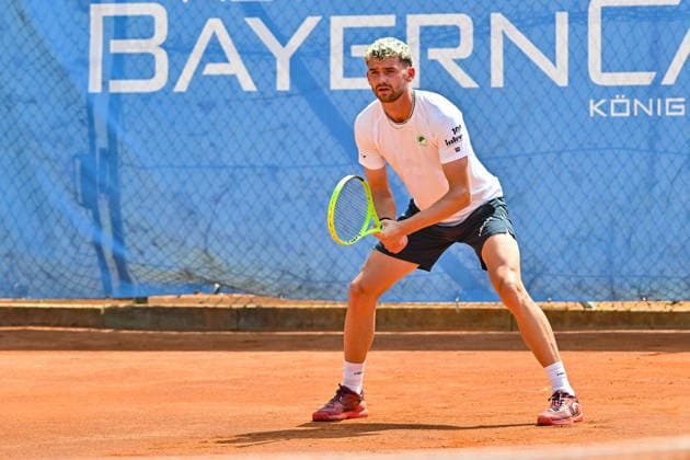 Tennis 1. Bundesliga Herren; TC Augsburg Siebentisch - TK GW Mannheim, 31.07.2026 AUGSBURG, GERMANY - 31. JULY: im Bild Jerome KYM vom TC GW Mannheim während dem Match der 1. Bundesliga Herren zwischen dem TC Augsburg und dem TK GW Mannheim am 6. Spieltag Copyright: xBEAUTIFULxSPORTS Goldbergx