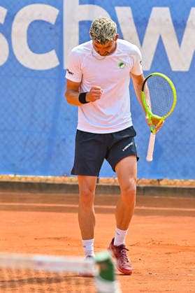 Tennis 1. Bundesliga Herren; TC Augsburg Siebentisch - TK GW Mannheim, 31.07.2026 AUGSBURG, GERMANY - 31. JULY: im Bild Jerome KYM vom TC GW Mannheim während dem Match der 1. Bundesliga Herren zwischen dem TC Augsburg und dem TK GW Mannheim am 6. Spieltag Copyright: xBEAUTIFULxSPORTS Goldbergx