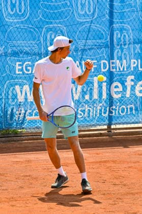 Tennis 1. Bundesliga Herren; TC Augsburg Siebentisch - TK GW Mannheim, 31.07.2026 AUGSBURG, GERMANY - 31. JULY: im Bild Niels McDONALD vom TC GW Mannheim während dem Match der 1. Bundesliga Herren zwischen dem TC Augsburg und dem TK GW Mannheim am 6. Spieltag Copyright: xBEAUTIFULxSPORTS Goldbergx