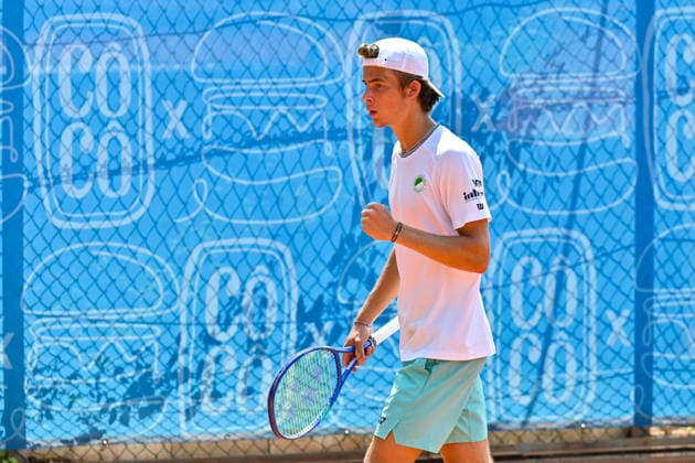 Tennis 1. Bundesliga Herren; TC Augsburg Siebentisch - TK GW Mannheim, 31.07.2026 AUGSBURG, GERMANY - 31. JULY: im Bild Niels McDONALD vom TC GW Mannheim während dem Match der 1. Bundesliga Herren zwischen dem TC Augsburg und dem TK GW Mannheim am 6. Spieltag Copyright: xBEAUTIFULxSPORTS Goldbergx