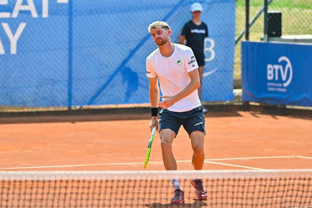 Tennis 1. Bundesliga Herren; TC Augsburg Siebentisch - TK GW Mannheim, 31.07.2026 AUGSBURG, GERMANY - 31. JULY: im Bild Jerome KYM vom TC GW Mannheim während dem Match der 1. Bundesliga Herren zwischen dem TC Augsburg und dem TK GW Mannheim am 6. Spieltag Copyright: xBEAUTIFULxSPORTS Goldbergx