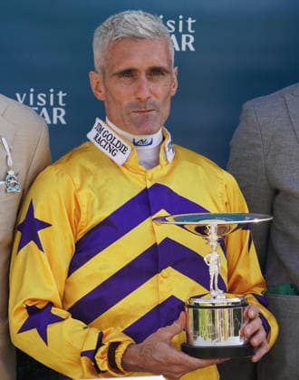 Horse Racing - 2026 Flat Season - Qatar Goodwood Festival ˜Glorious Goodwood™ - Day Four ˜King George Day - Goodwood Racecourse - Friday 31st July 2026 Race four, 15:35 The Kings George Qatar Stakes Winner Paul Mulrennan on American Affair COLORSPORT ANDREW COWIE COLORSPORT ANDREW COWIE 