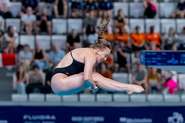 France, Paris, Centre Aquatique Olympique Metropole du Grand Paris, 31.07.2026, European Aquatics Junior Championships Swimming, Day 1 - Mixed Team Event Final, Lena Corona Hentschel of Germany Photo by Eibner Pressefoto Tino Henschel European Aquatics Junior Championships Swimming, Day 1 - Mixed Team Event Final Paris Copyright: xEibnerxPressefotox