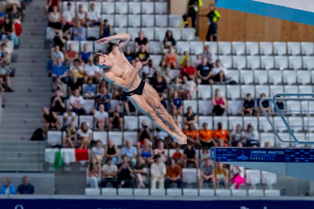 France, Paris, Centre Aquatique Olympique Metropole du Grand Paris, 31.07.2026, European Aquatics Junior Championships Swimming, Day 1 - Mixed Team Event Final, Moritz Linus Wesemann of Germany Photo by Eibner Pressefoto Tino Henschel European Aquatics Junior Championships Swimming, Day 1 - Mixed Team Event Final Paris Copyright: xEibnerxPressefotox